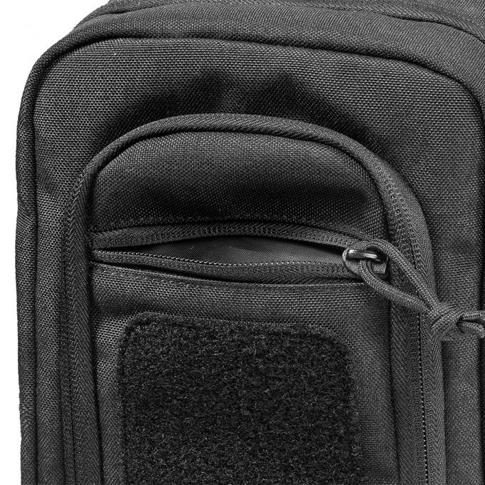 Durable Black Nylon Tactical Sling Bag , Cross Body Gun Backpack